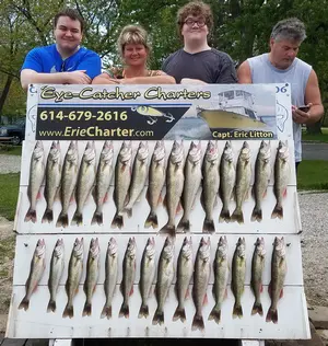 Lake Erie Walleye Fishing Charters