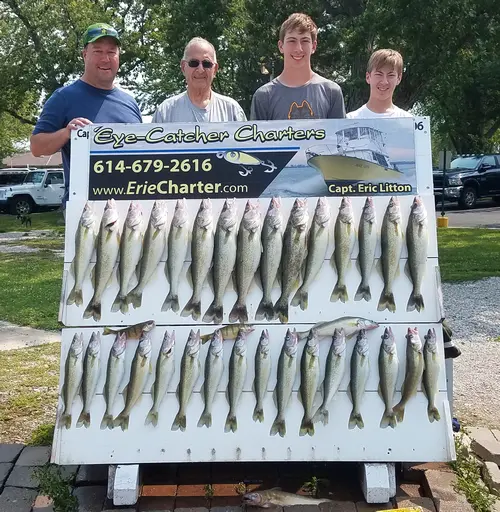 Lake Erie Walleye Fishing Charters