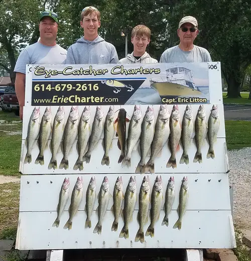 Lake Erie Walleye Fishing Charters